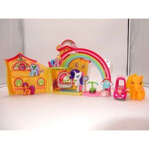 My Little Pony Rainbow Dash Playset and Pinkie Pie Car My Little Pony's